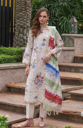 Colors Digital Printed Khaddar Edit 3 Piece-CDK-25-04